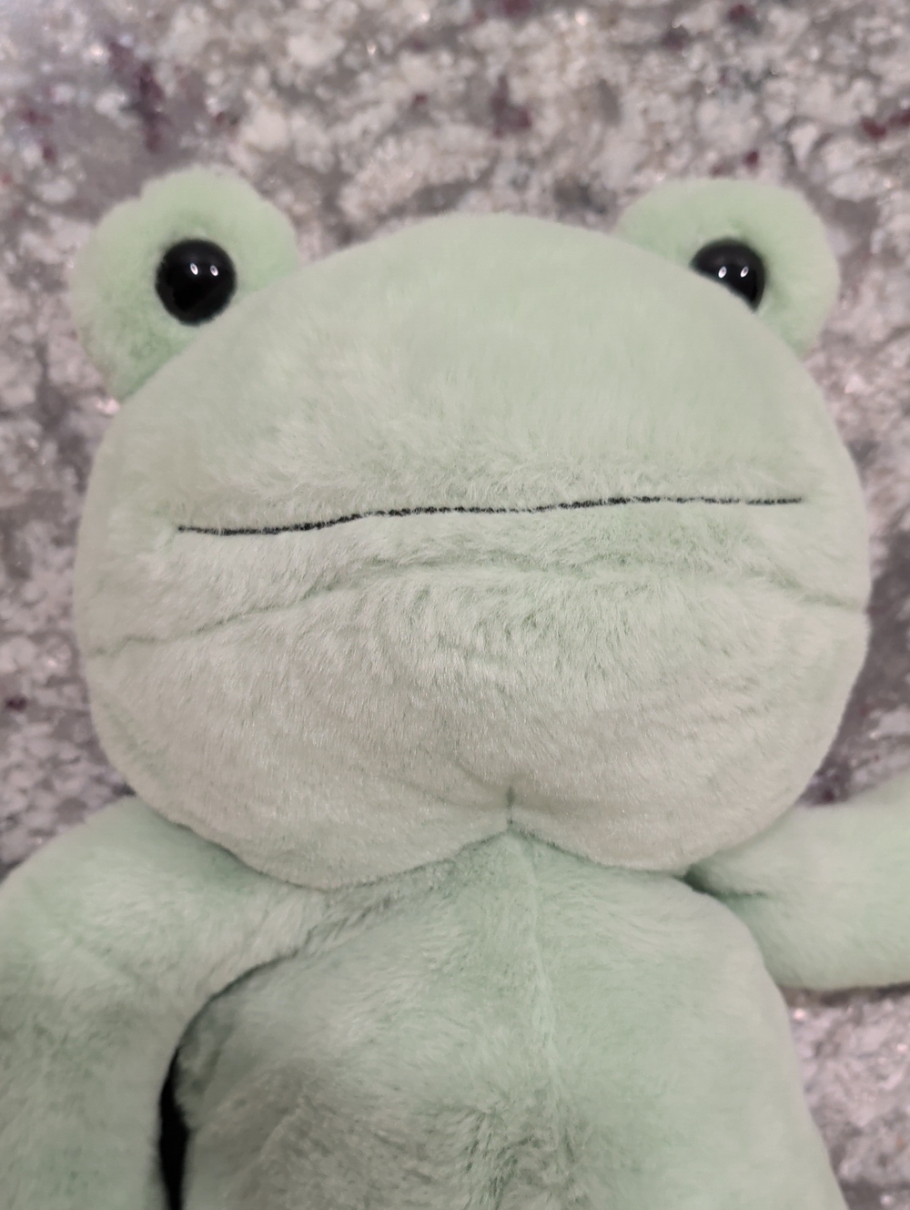 Frog Snuggable Hottie Heatable Animal Toy with Microwavable Pouch - Picture 2 of 8
